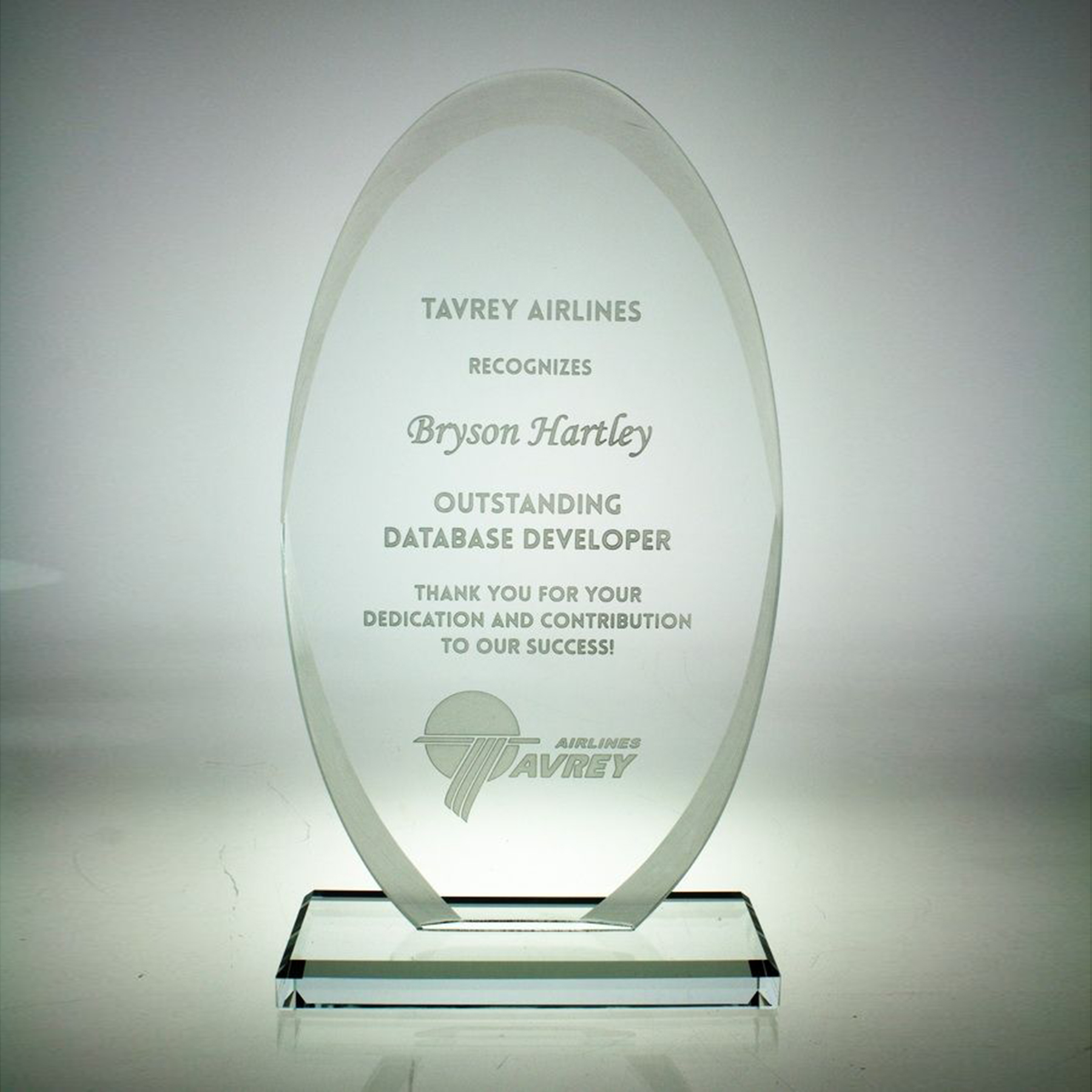 8 3/4" Award-Serenity_D305SF 2