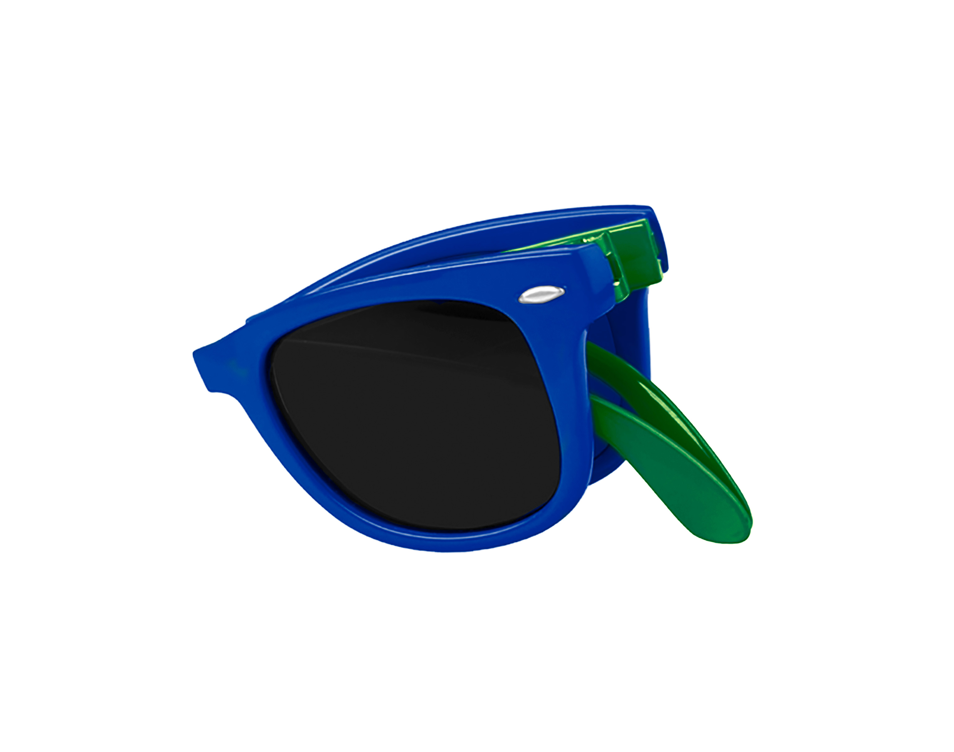 2-Tone Foldable Retro Sunglasses 7