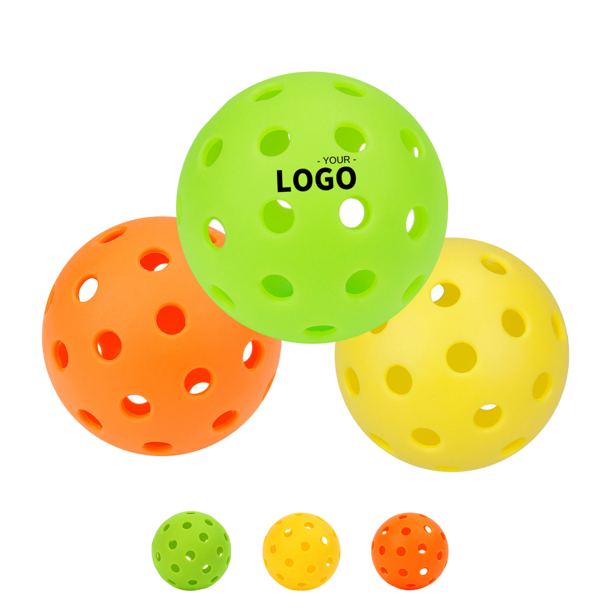 MOQ 100 PCS 40 Hole Outdoor Pickleball 1