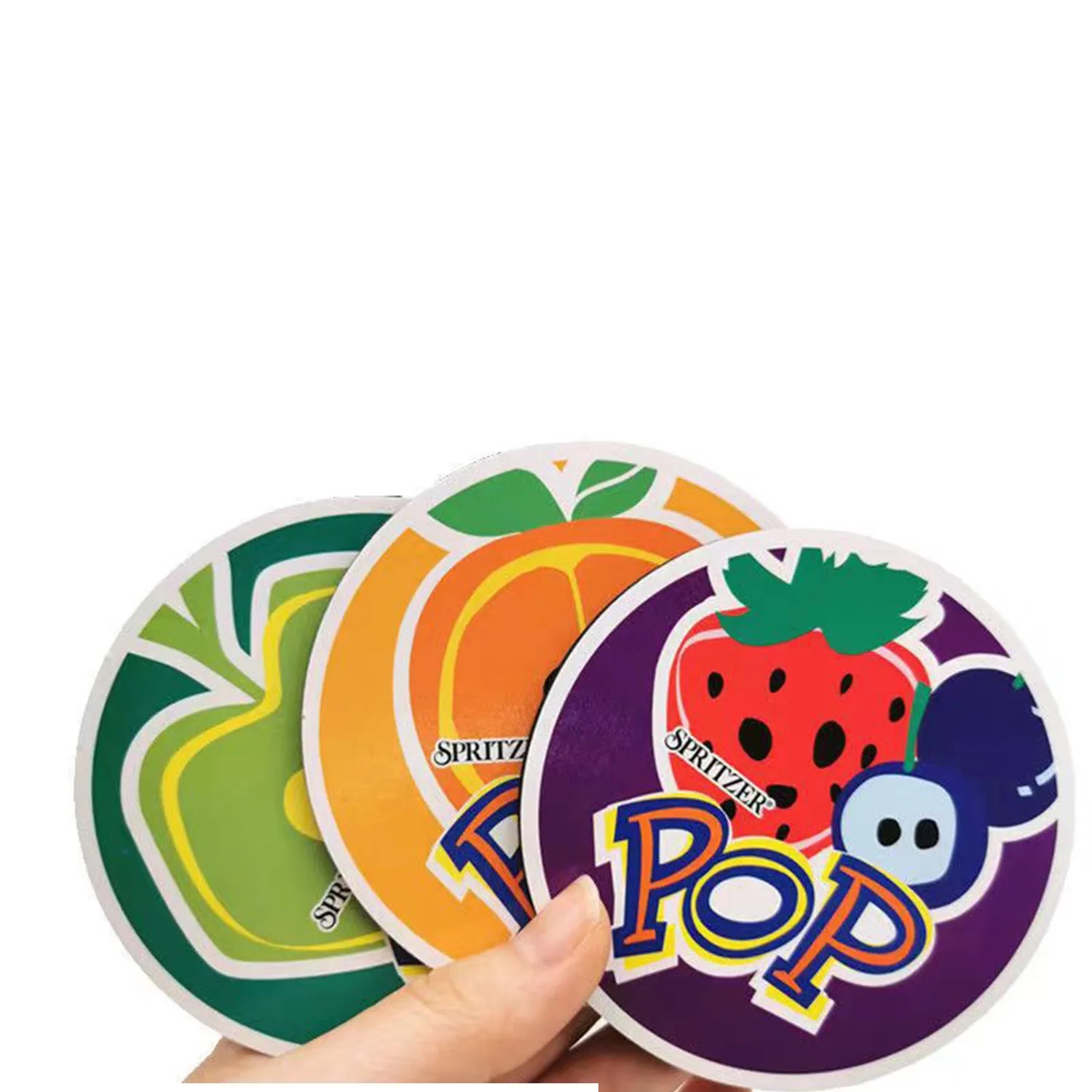 White 3.5" Round - Pulpboard Coasters 2