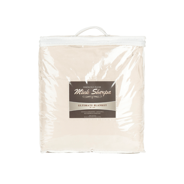 Mink Sherpa Blanket - Solid 14