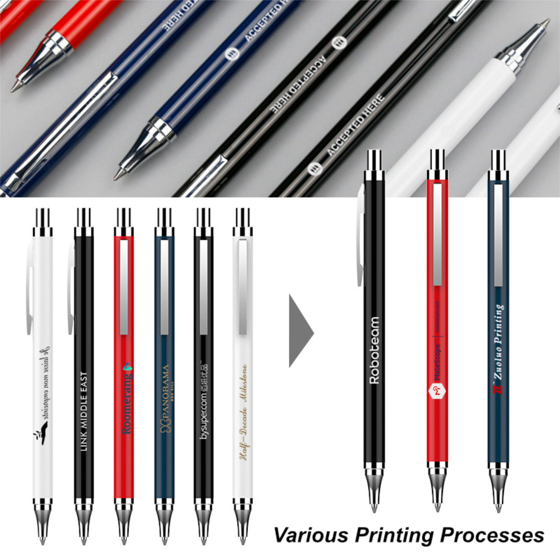 Retractable Rolling Ball Gel Pens 1
