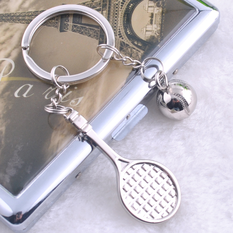 Creative Metal Tennis Key Ring 1