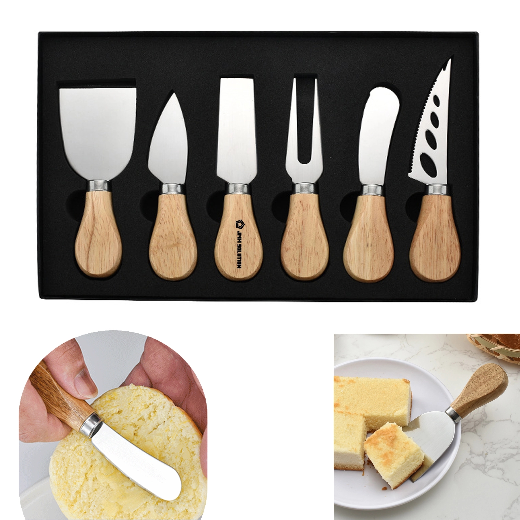 6-Piece Cheese Knives Set 2