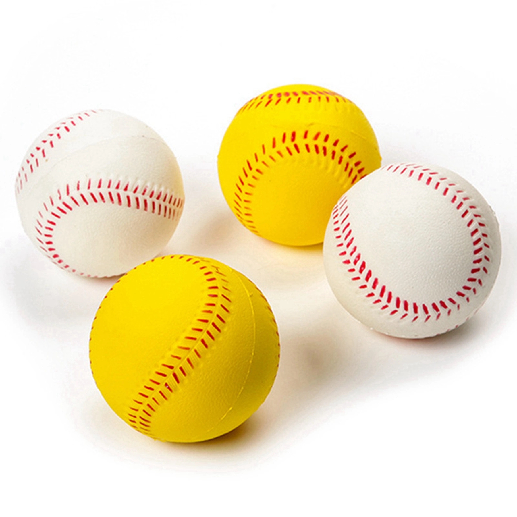 Baseball Shaped Soft PU Foam Stress Ball 2