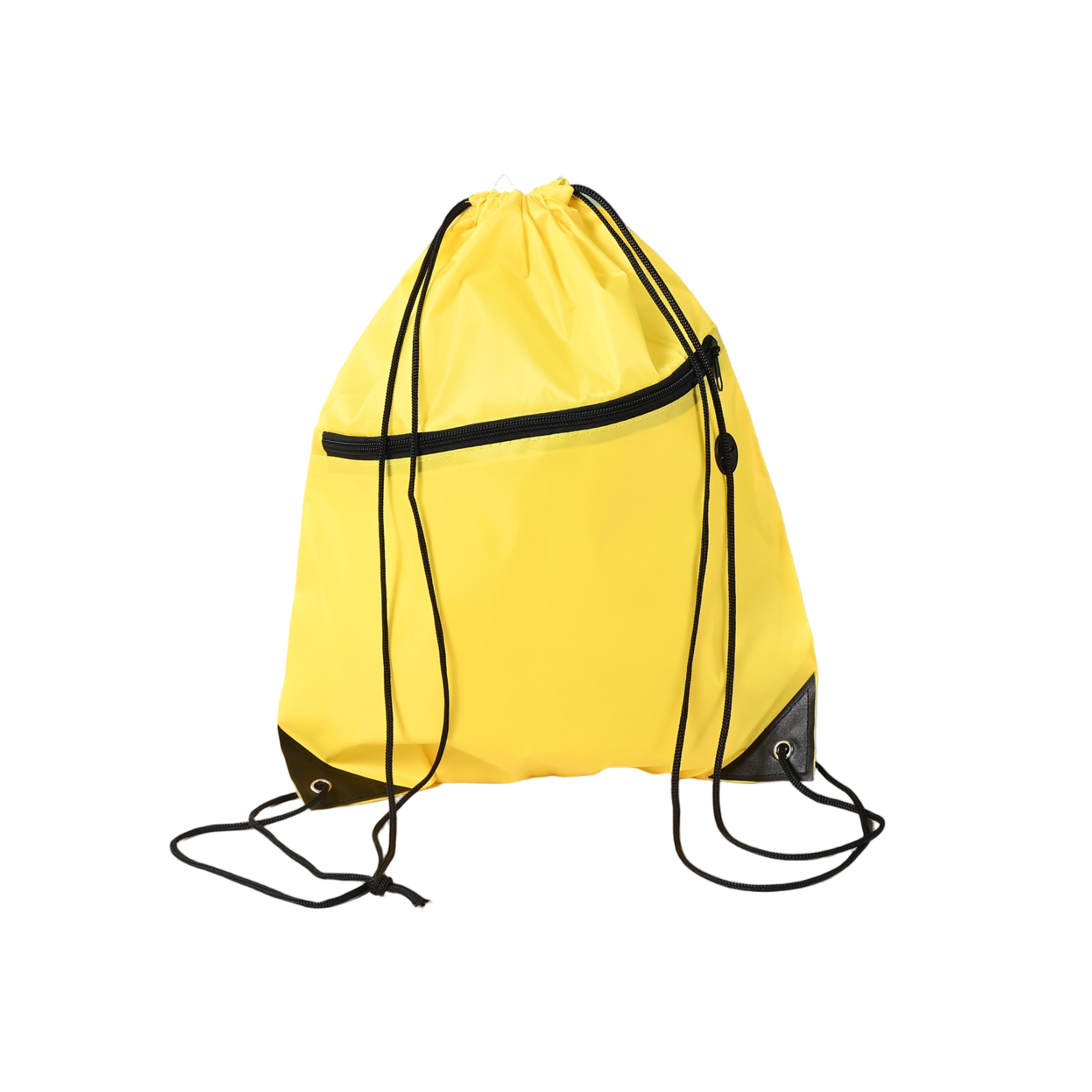 Drawstring Backpack with Front Zipper 8