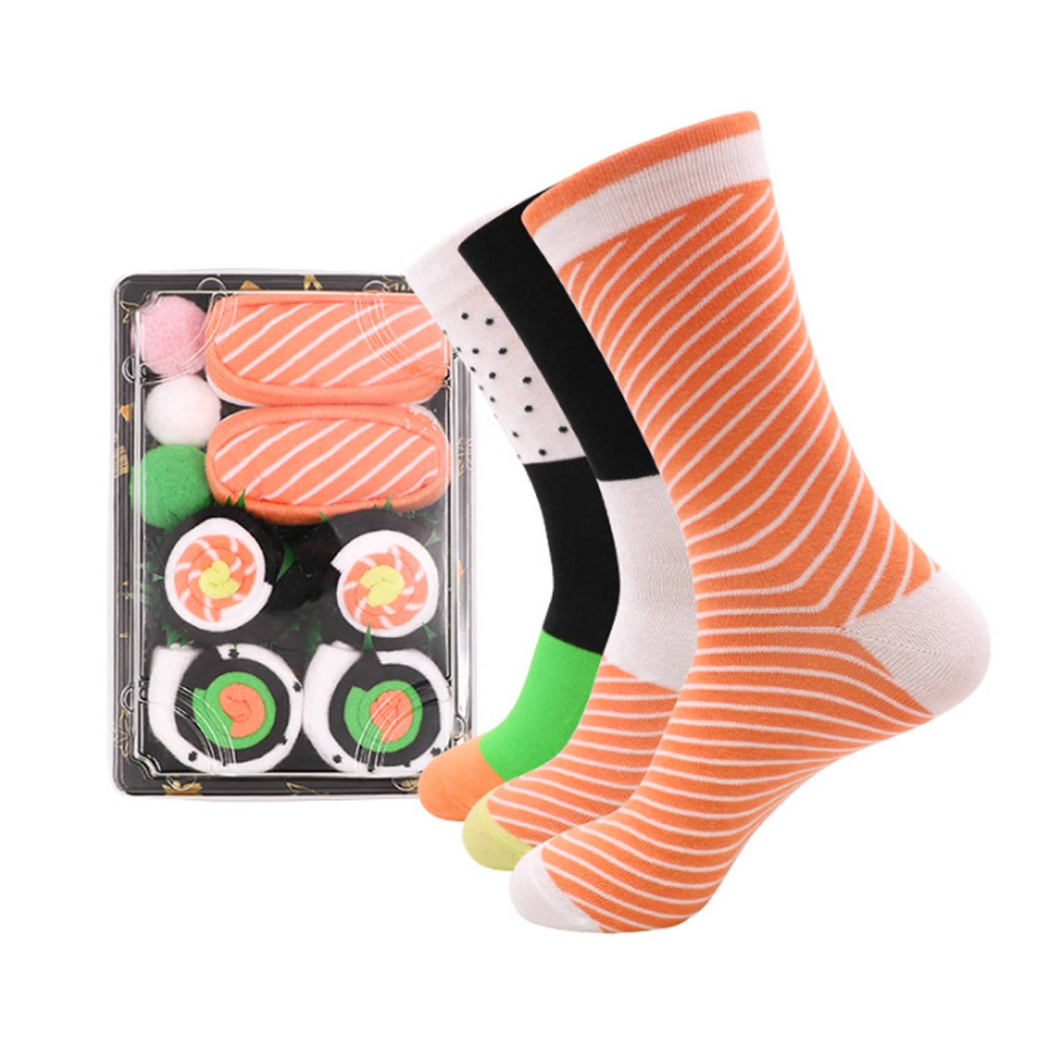 Mid-Tube Combed Cotton Socks For Christmas 7