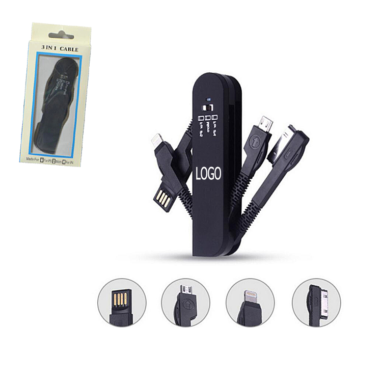 Universal Portable Army Knife 3-in-1 USB Charge Data Line 2