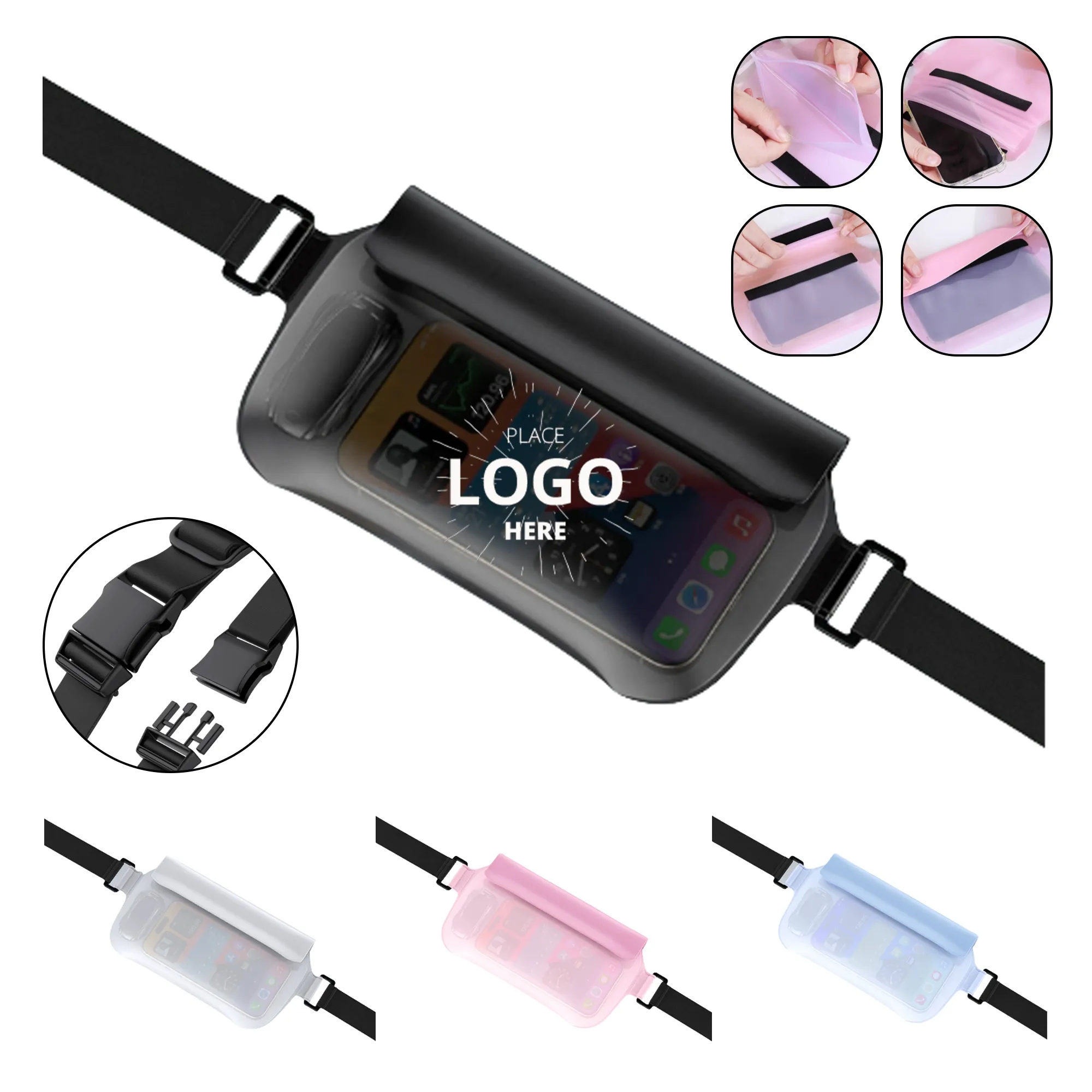 Waterproof Swimming Mobile Phone Waist Bag 3