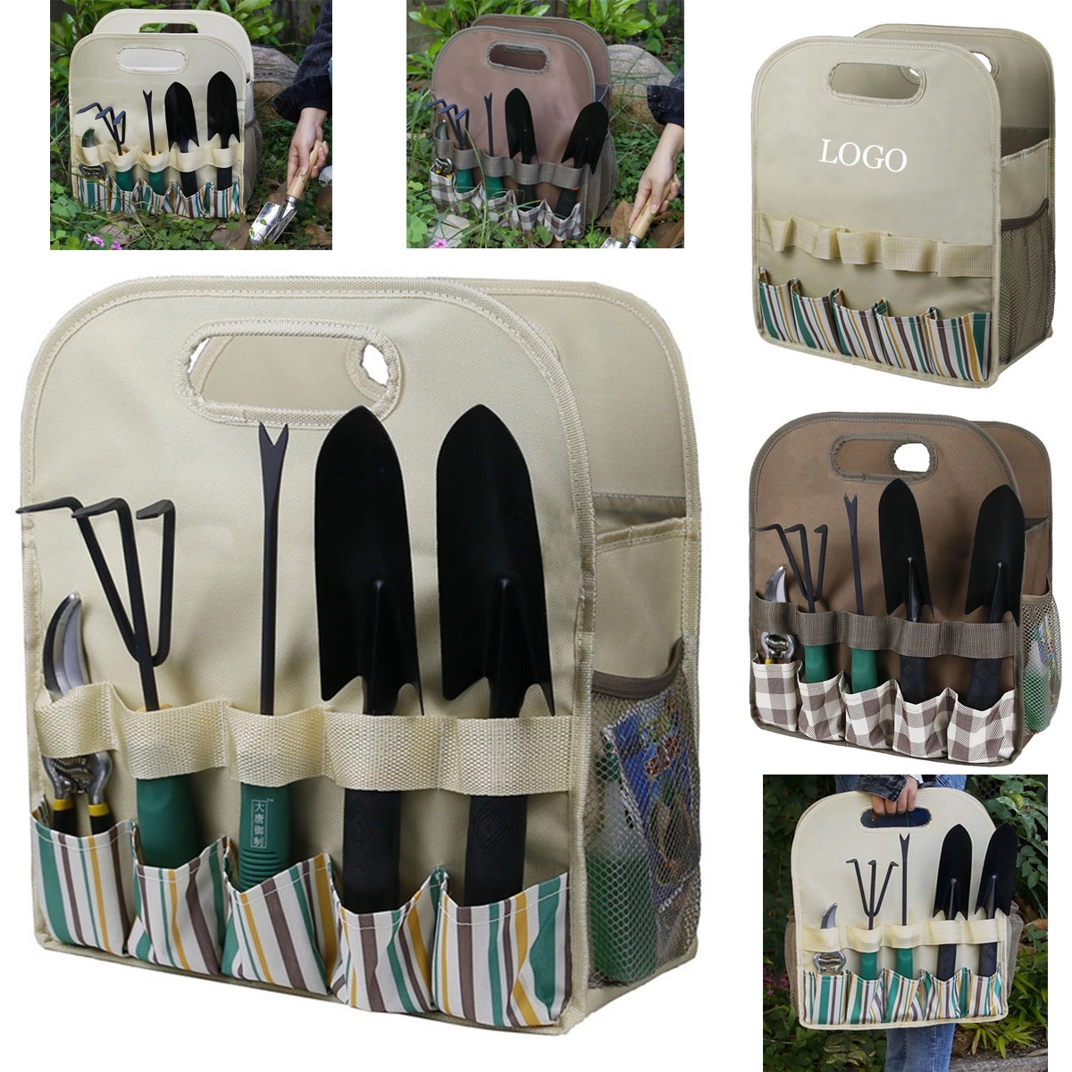 Garden Tool Bag, custom tote bag with logo imprint 2