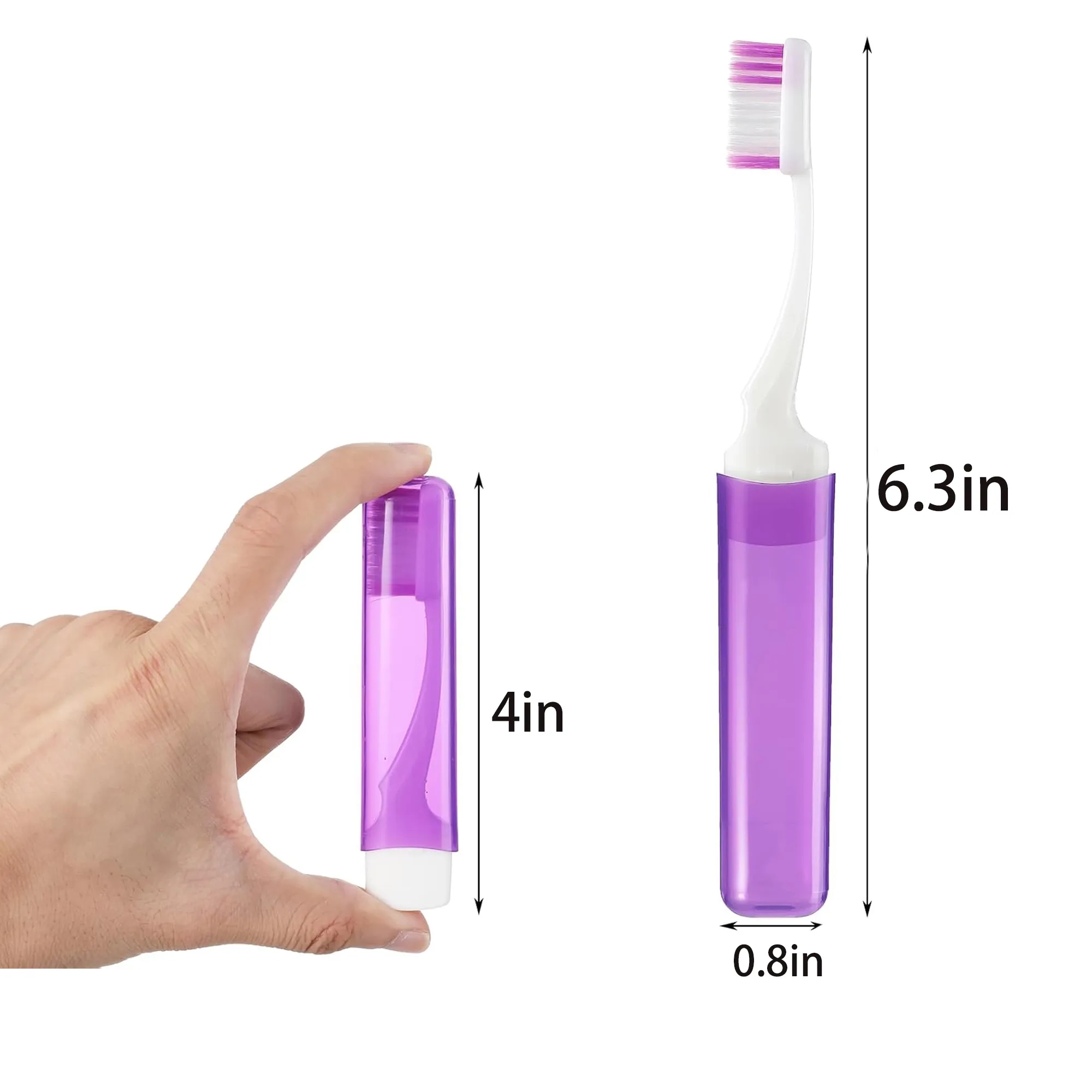 Folding Travel Toothbrush with Case 1