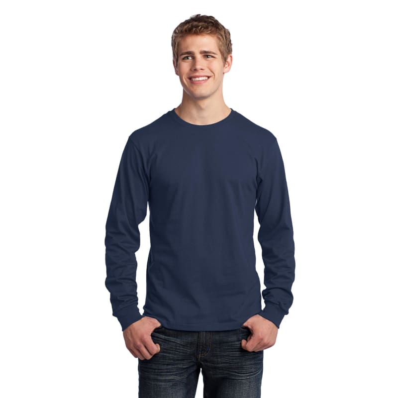 Port & Company - Long Sleeve Core Cotton Tee. 12