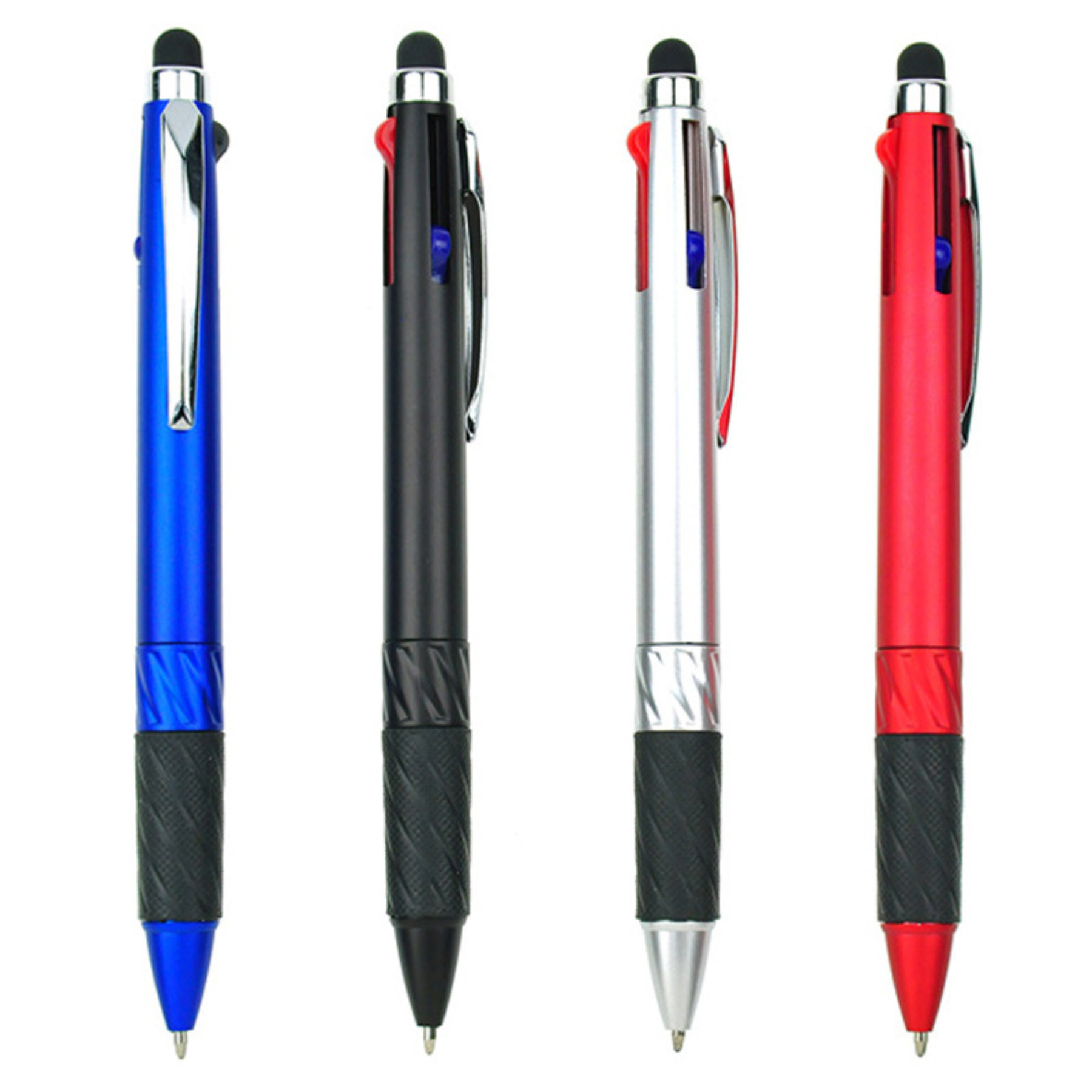 2 In 1 Capacitive Stylus & Three-color Ballpoint Pen 1