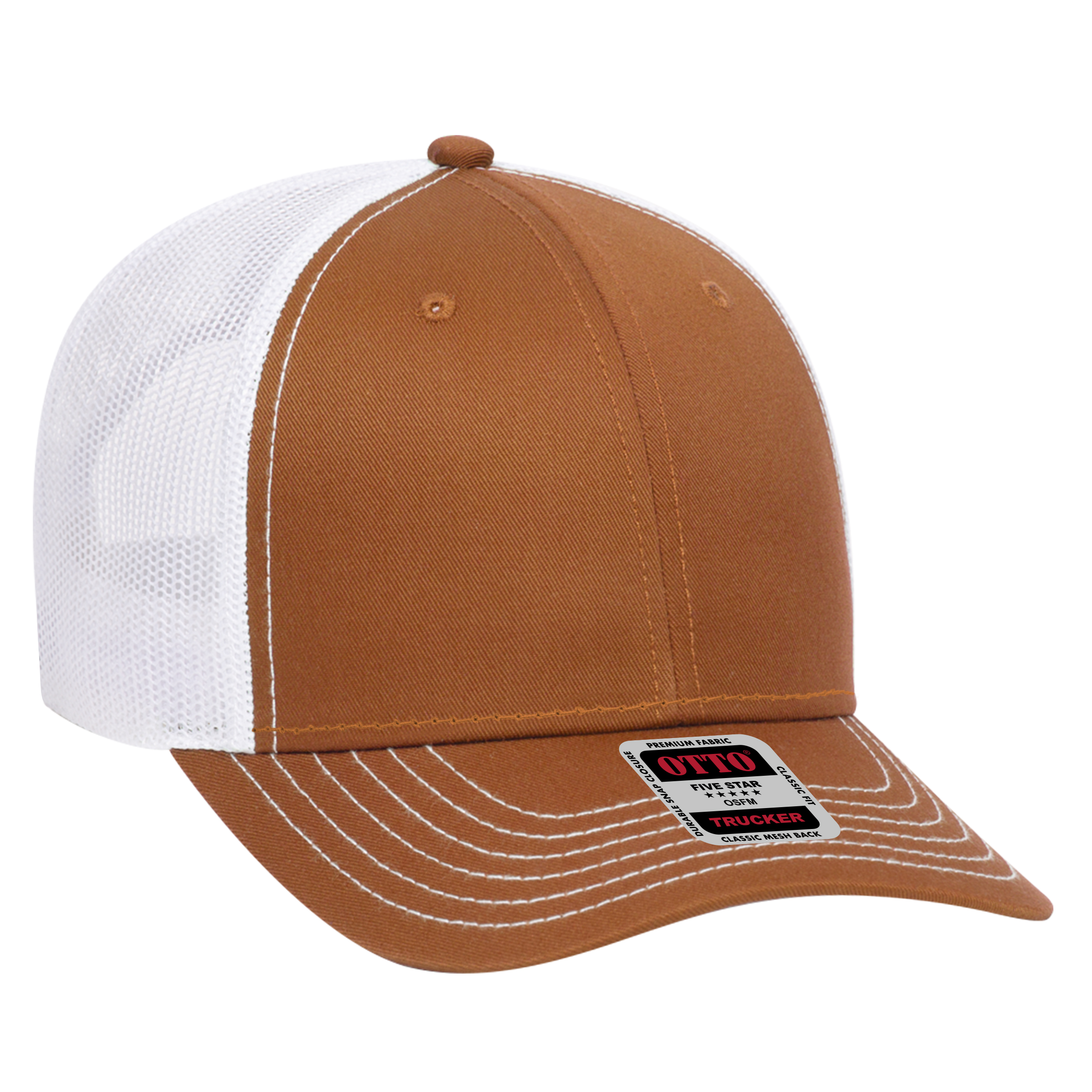 OTTO CAP® 6 Panel Low Profile Mesh Back Trucker Hat 271