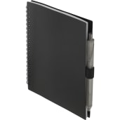 FSC® Recycled 5.5” x 7” Spiral Notebook w/ RPET Pe 21
