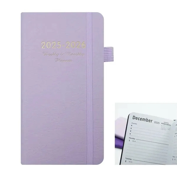 Leather Weekly Planner 2025-2026 with Pocket 1