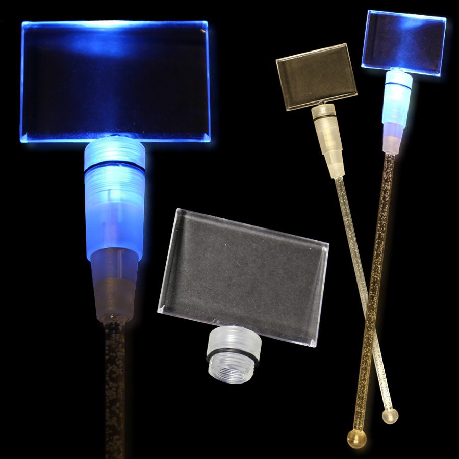Blue 9" Light Up Cocktail Stirrer 5