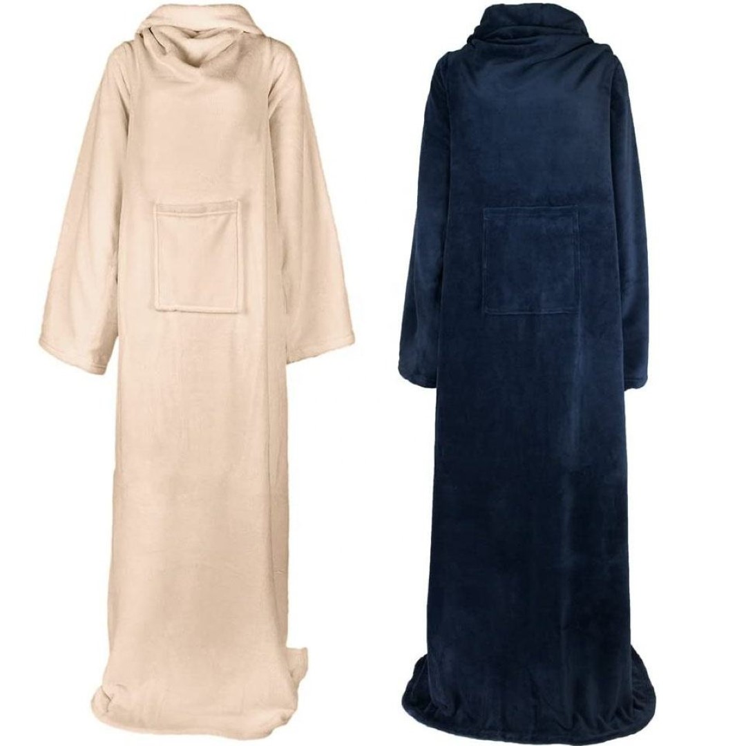Wearable Blanket with Long Sleeves 3
