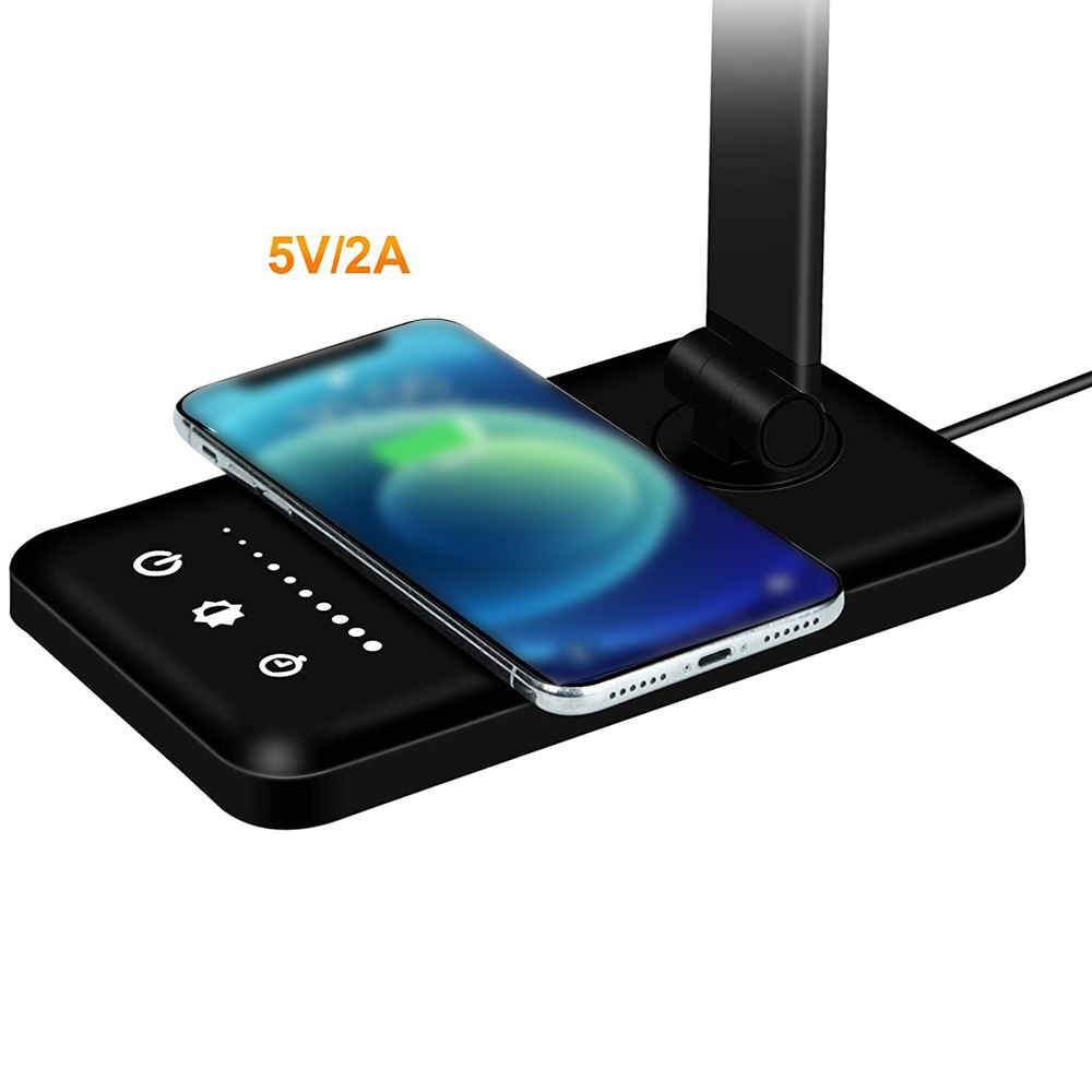 LED Desk Lamp with Wireless Charger 6