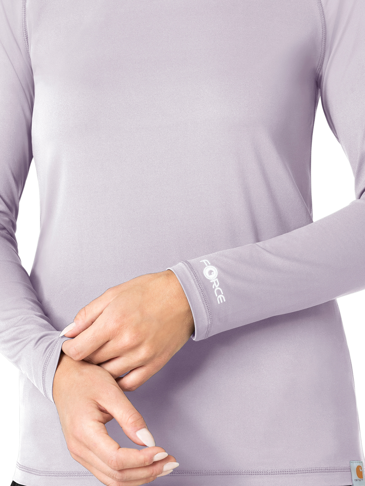 Carhartt Scrubs - Force Sub-Scrubs - Women's Modern Fit Long Sleeve Tee 9