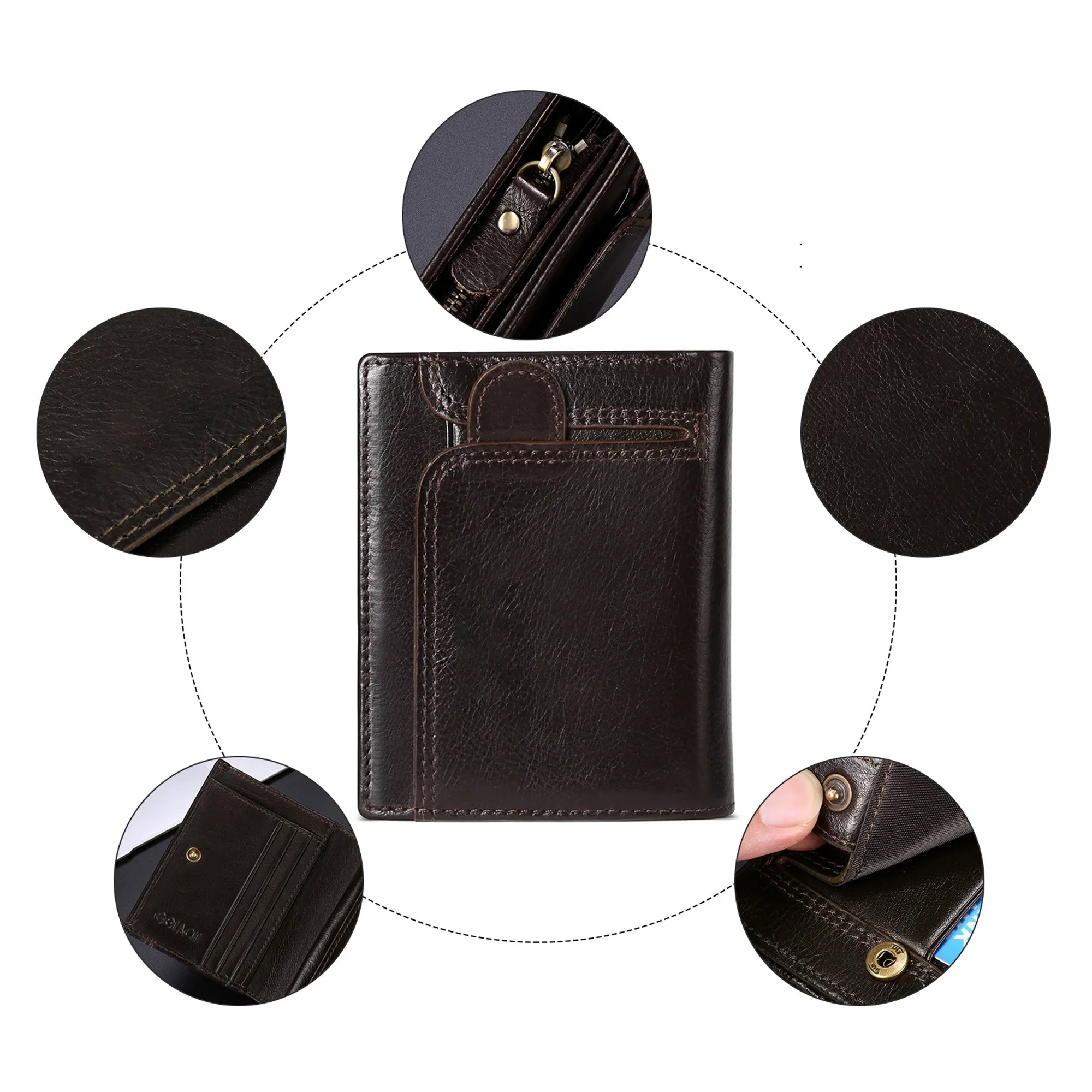 Men's Leather Shopping Wallet 3
