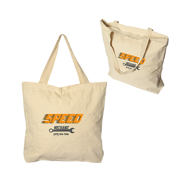 Vineu Cotton Tote With Zipper - Standard 4