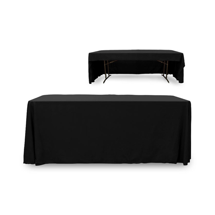 6 ft. 3 Sided PolyKnit™ Table Cover (Blank) 4