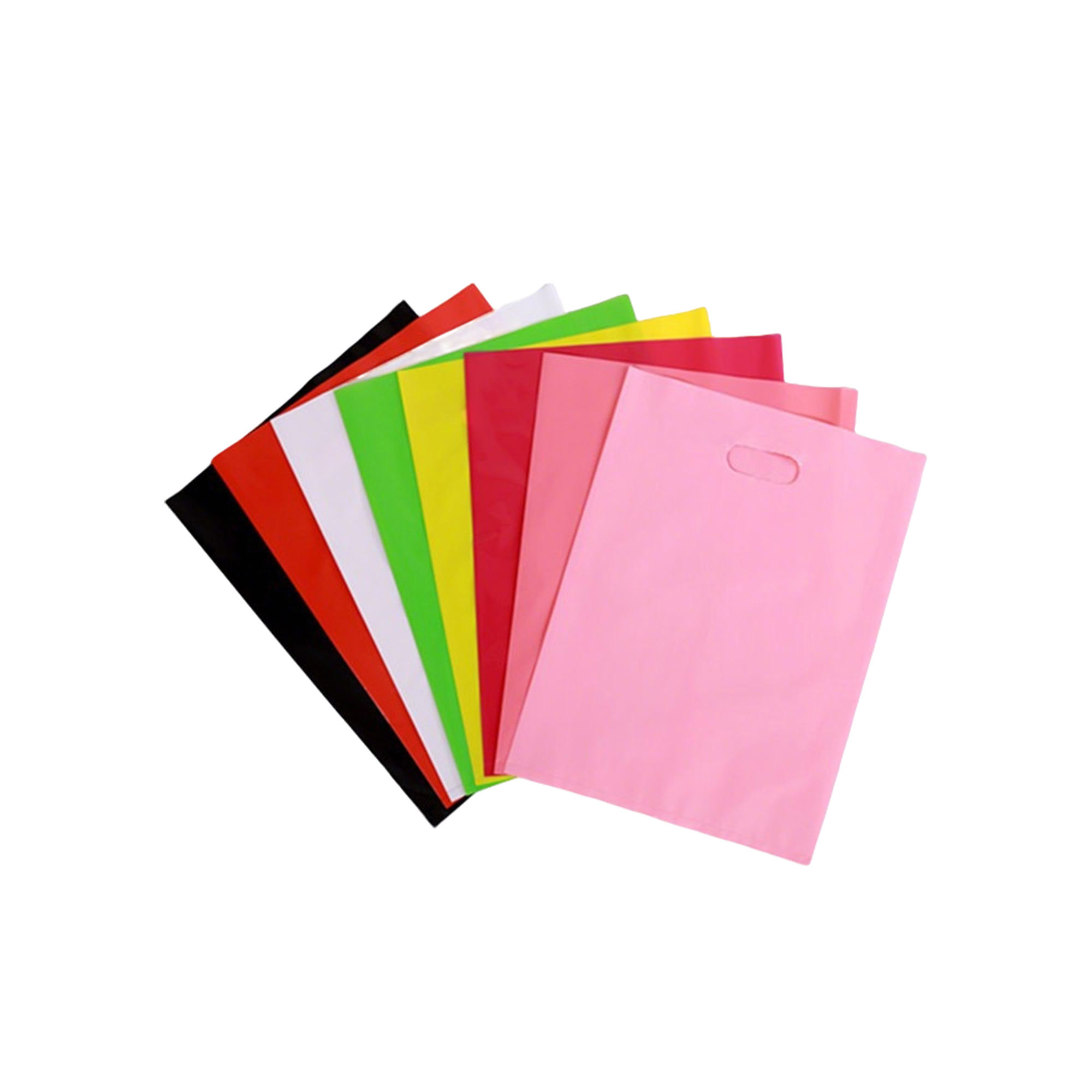 Polypropylene Retail Die Cut Handle Bag 13.8 x 9.8" 2