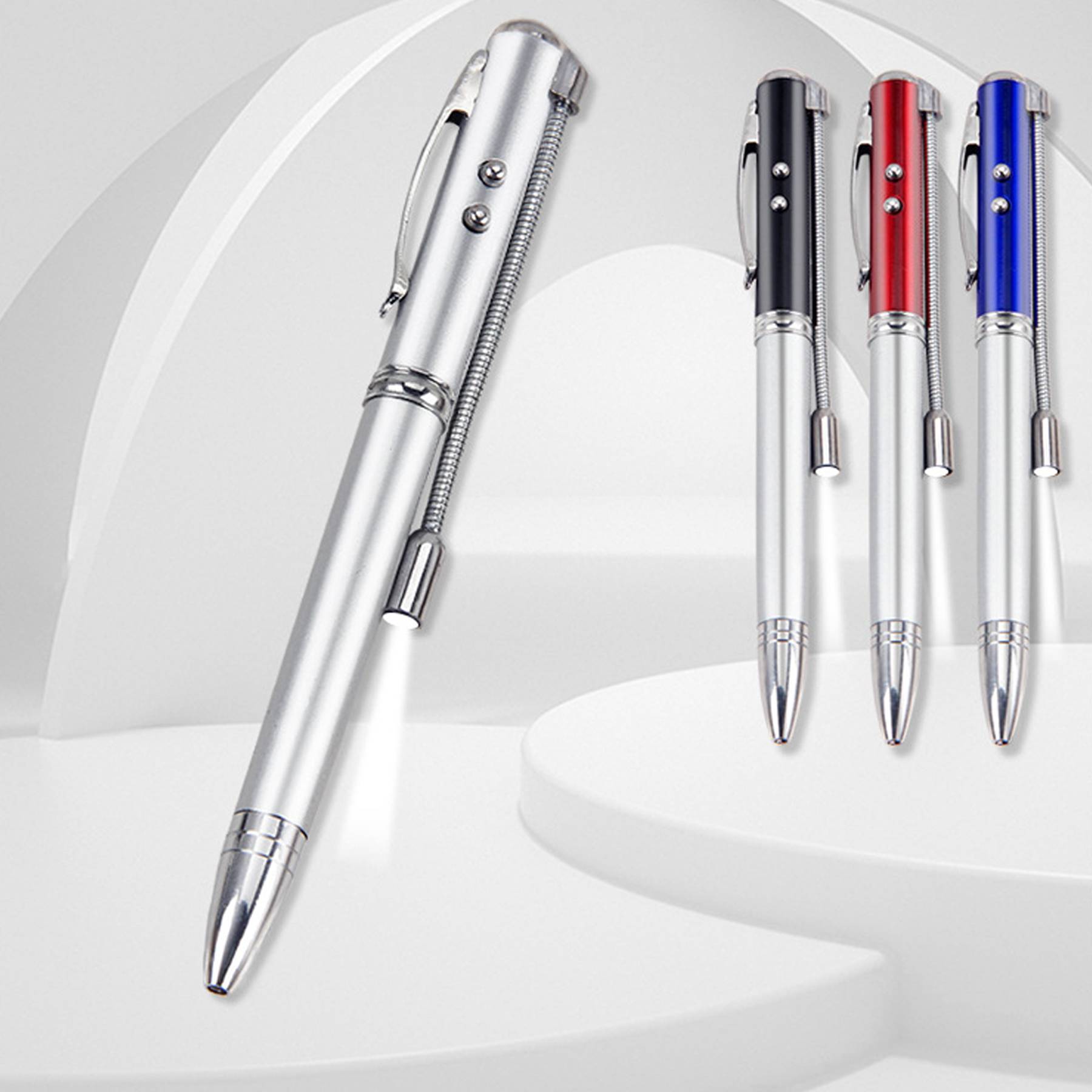 4 in 1 Multifunctional Laser Pointer With LED Light Pen 2