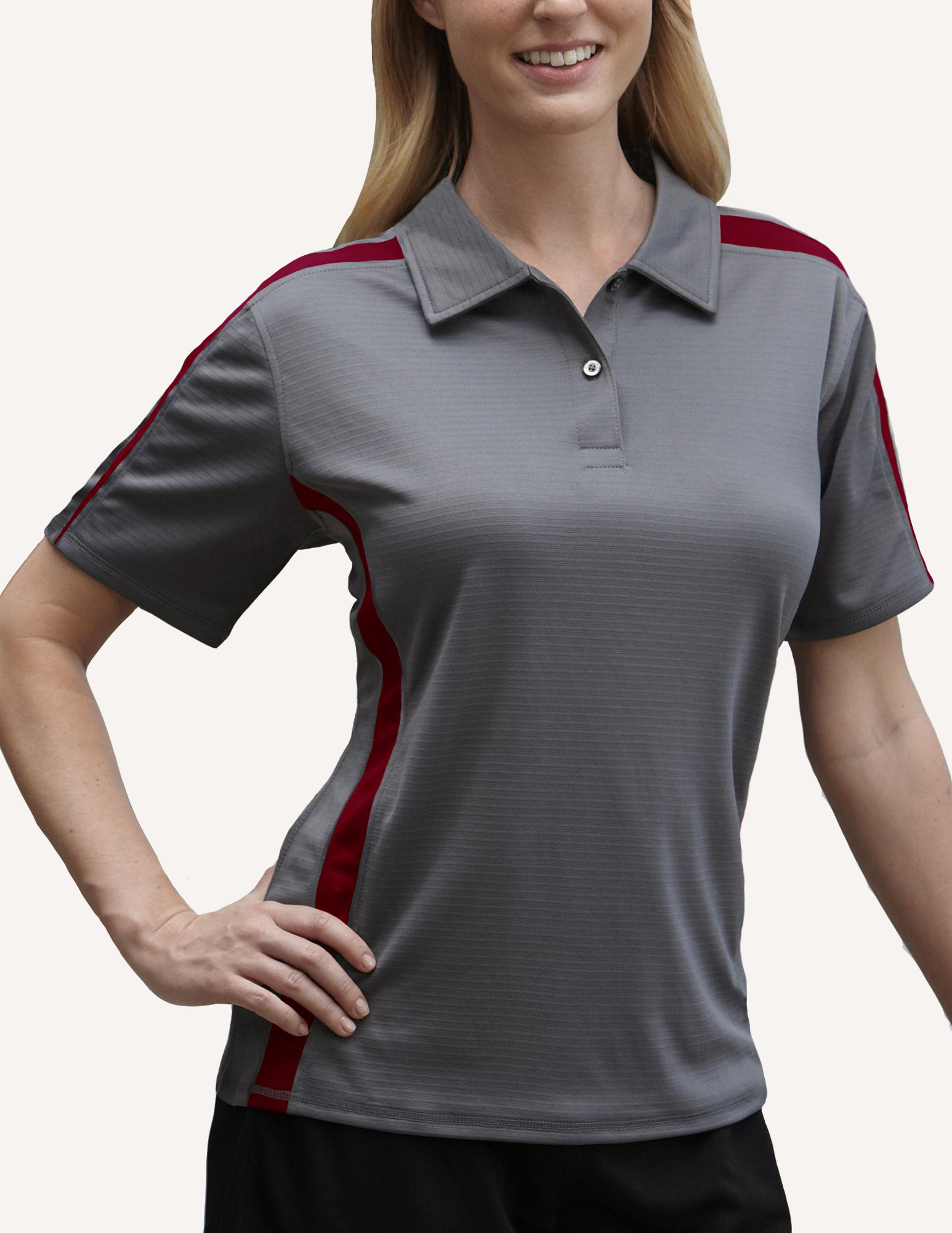 Ladies' Titan Ottoman - Color Block Polo Shirt 6