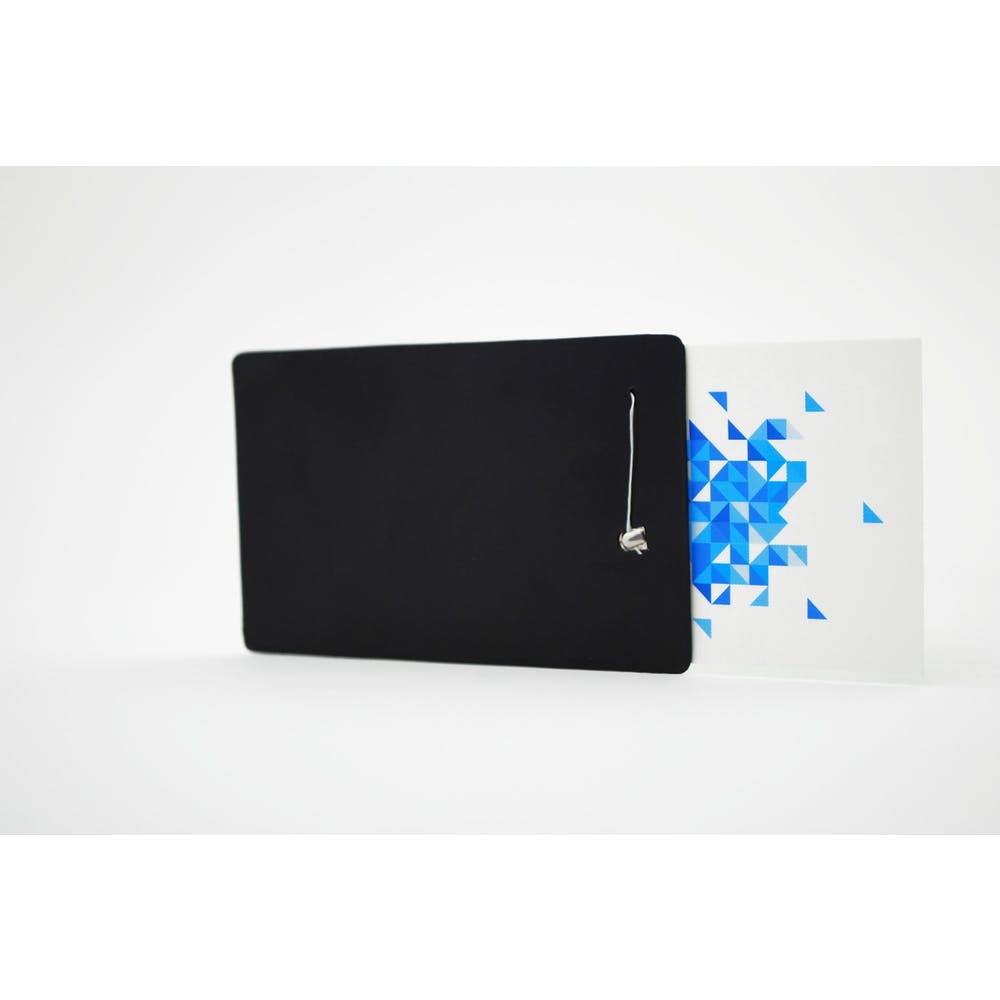 Business Card with Dental Floss - Black Holder 12 Yards 2