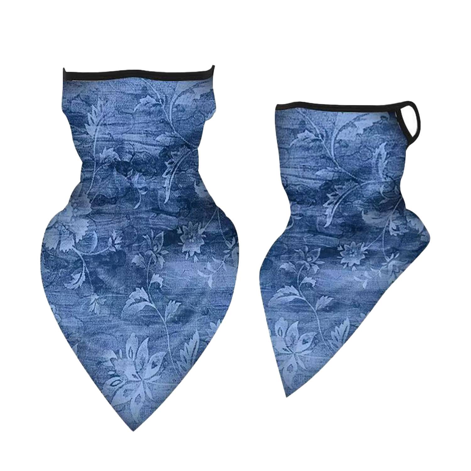 Polyester Ear Hanging Triangle Scarf Sun Protection Mask 7