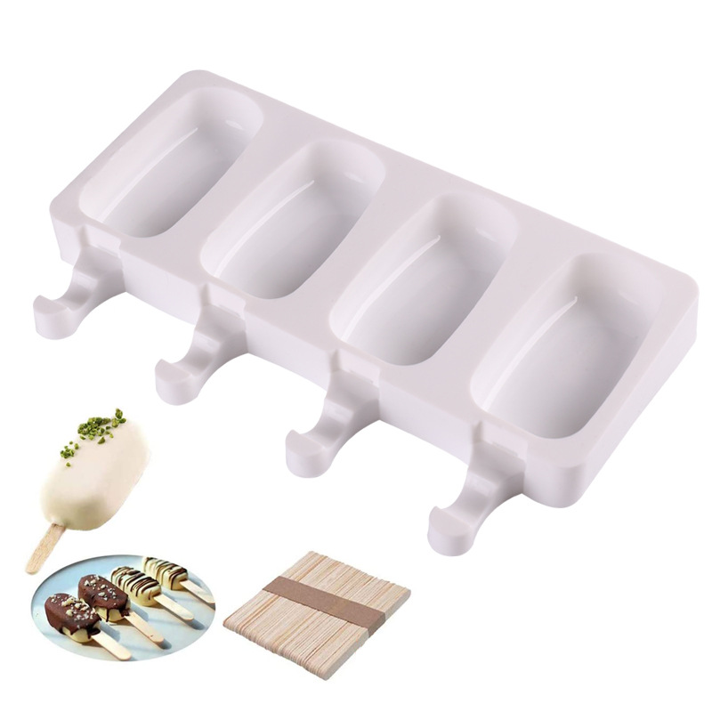 Popsicle Silicone Mold with Stick for DIY Cake and Ice Cream 2
