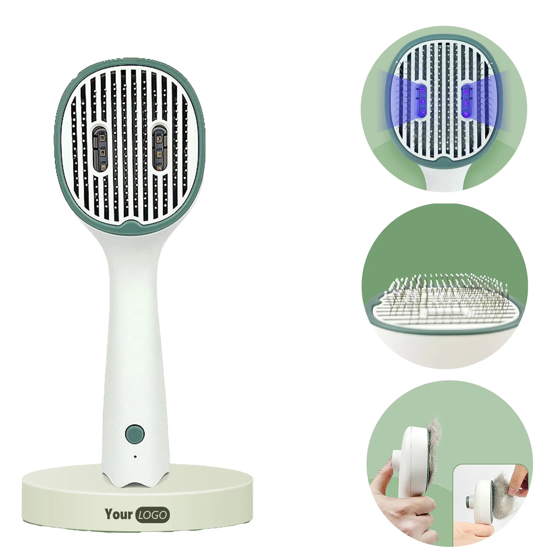 Abs Pet Ultraviolet Sterilization Comb 11