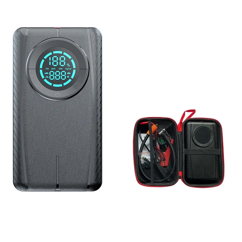 Portable Emergency Car Jump Starter with Air Compressor 6