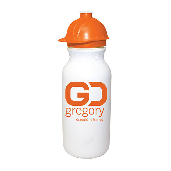 20 oz. Value Cycle Bottle w/ Safety Helmet Push 'n Pull Cap 6