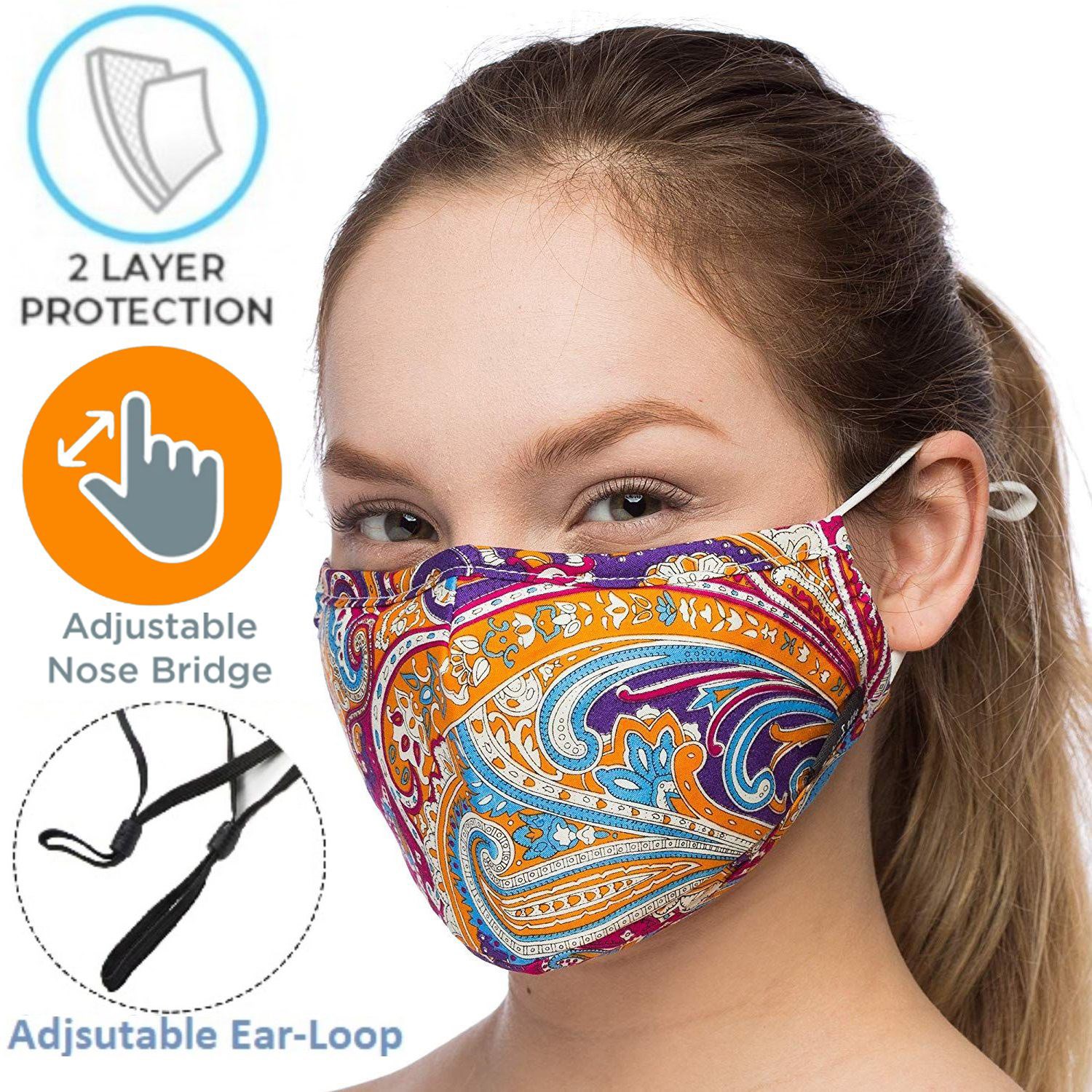Kids 2-Layer Reusable Face Mask 2