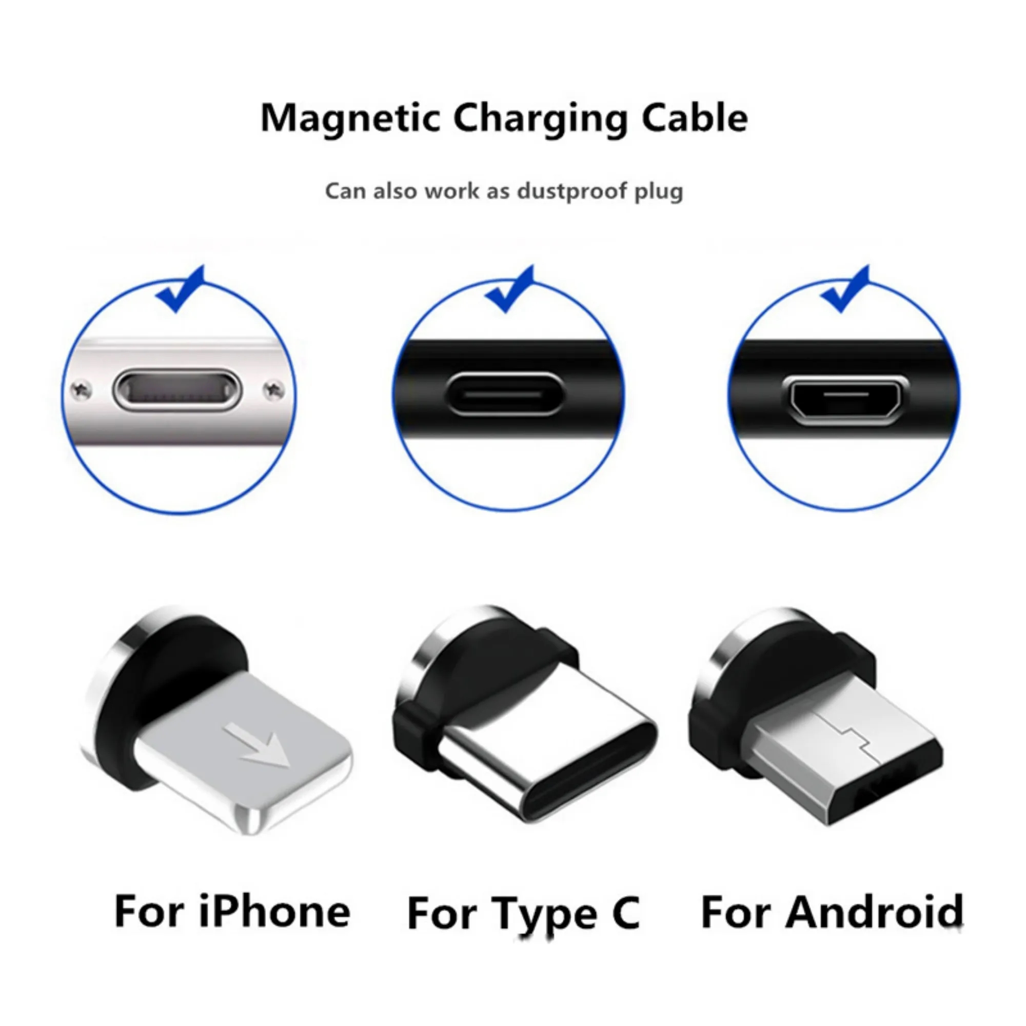 3 in 1 Magnetic Phone Charging Cable 2