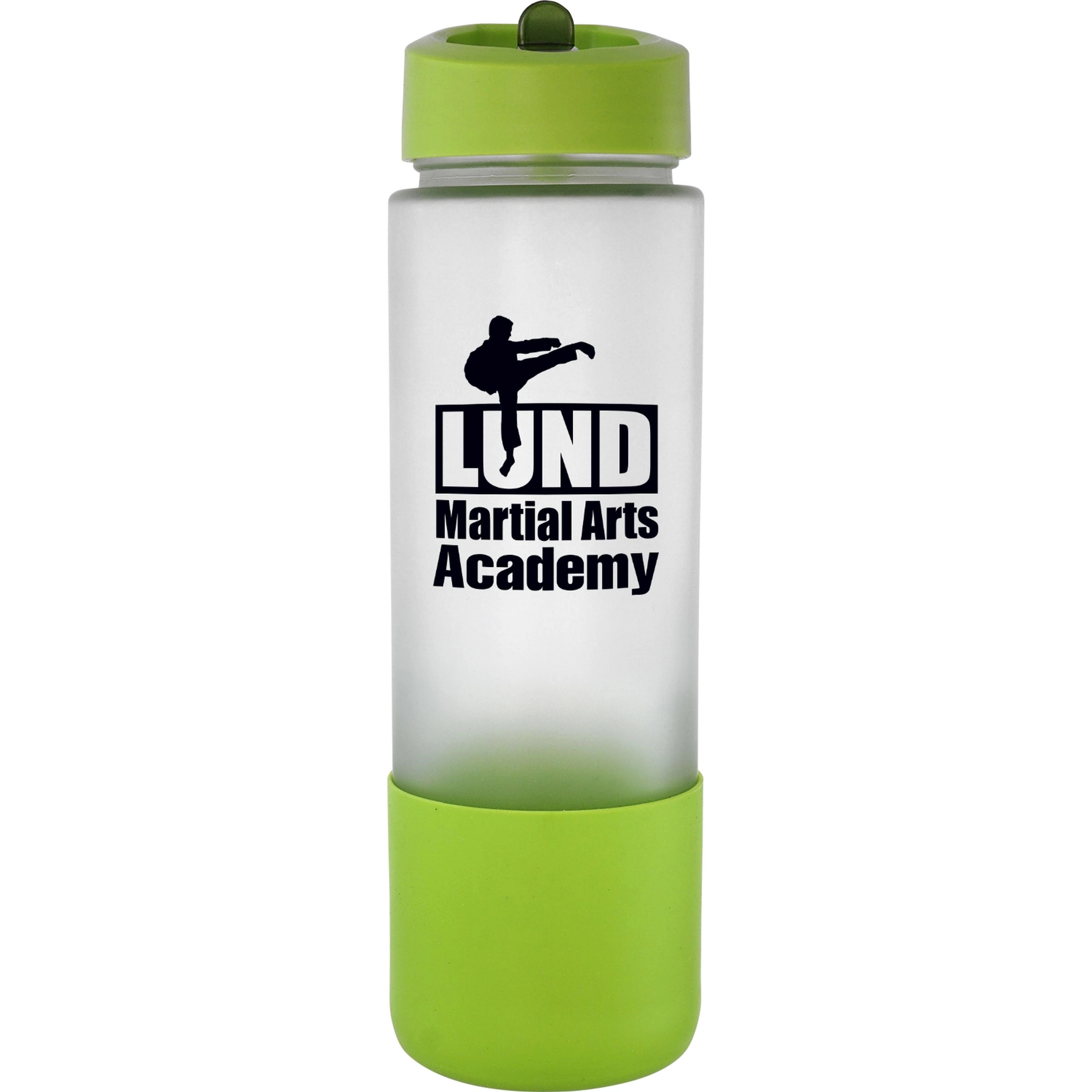 Pop Up 22 oz. Frosted Glass Grip Bottle 12
