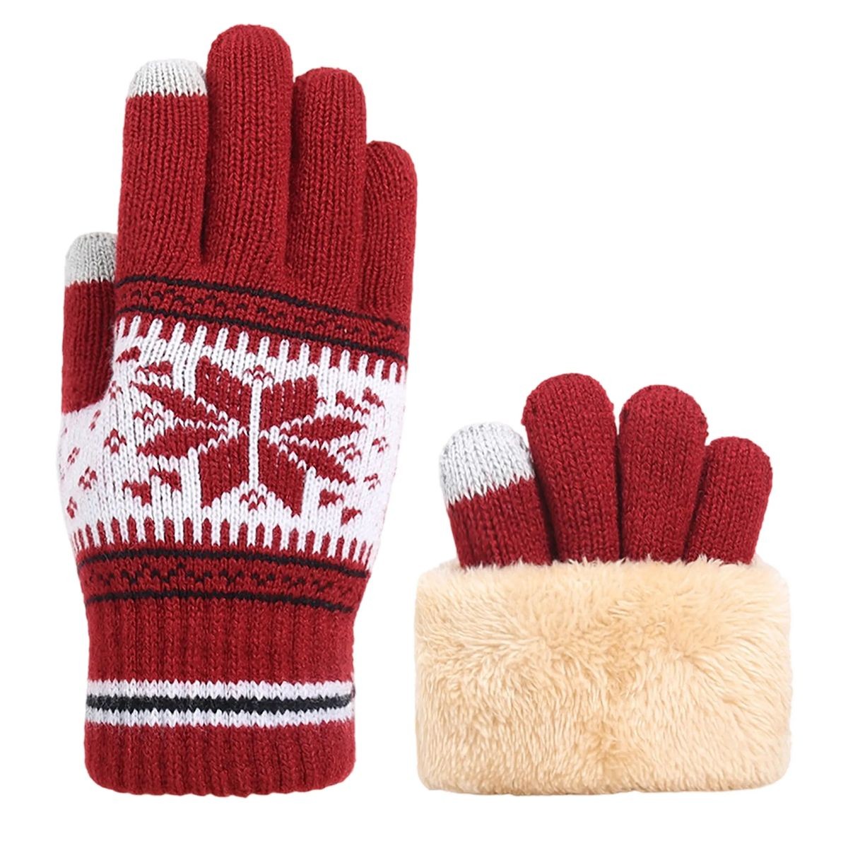 9.85-inch Touchscreen Gloves with Conductive Tips for Phones, Customizable 6