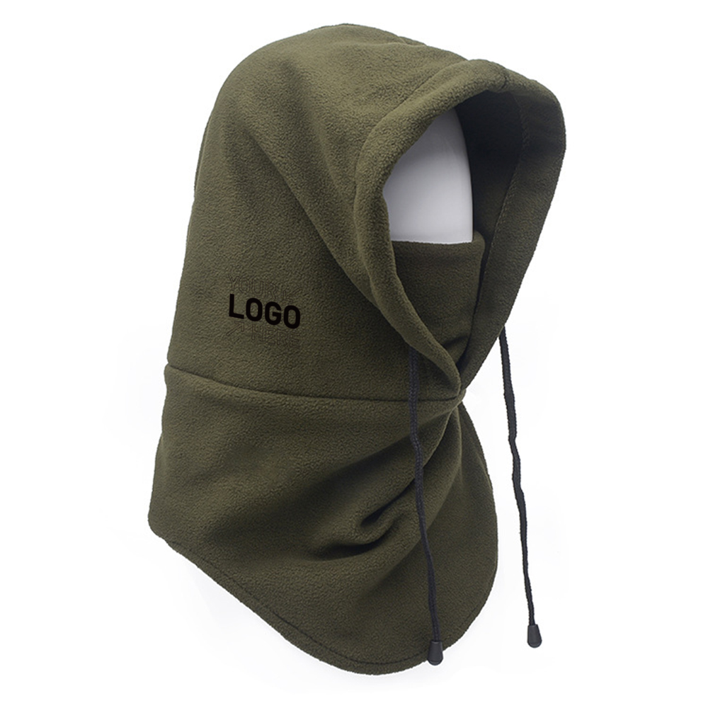 Multifunctional double layer polar fleece scarf mask 5