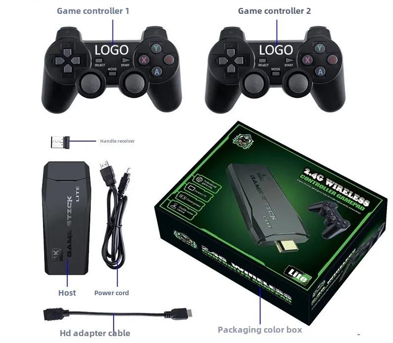 64 GB Plug and Play TV Game Console 6