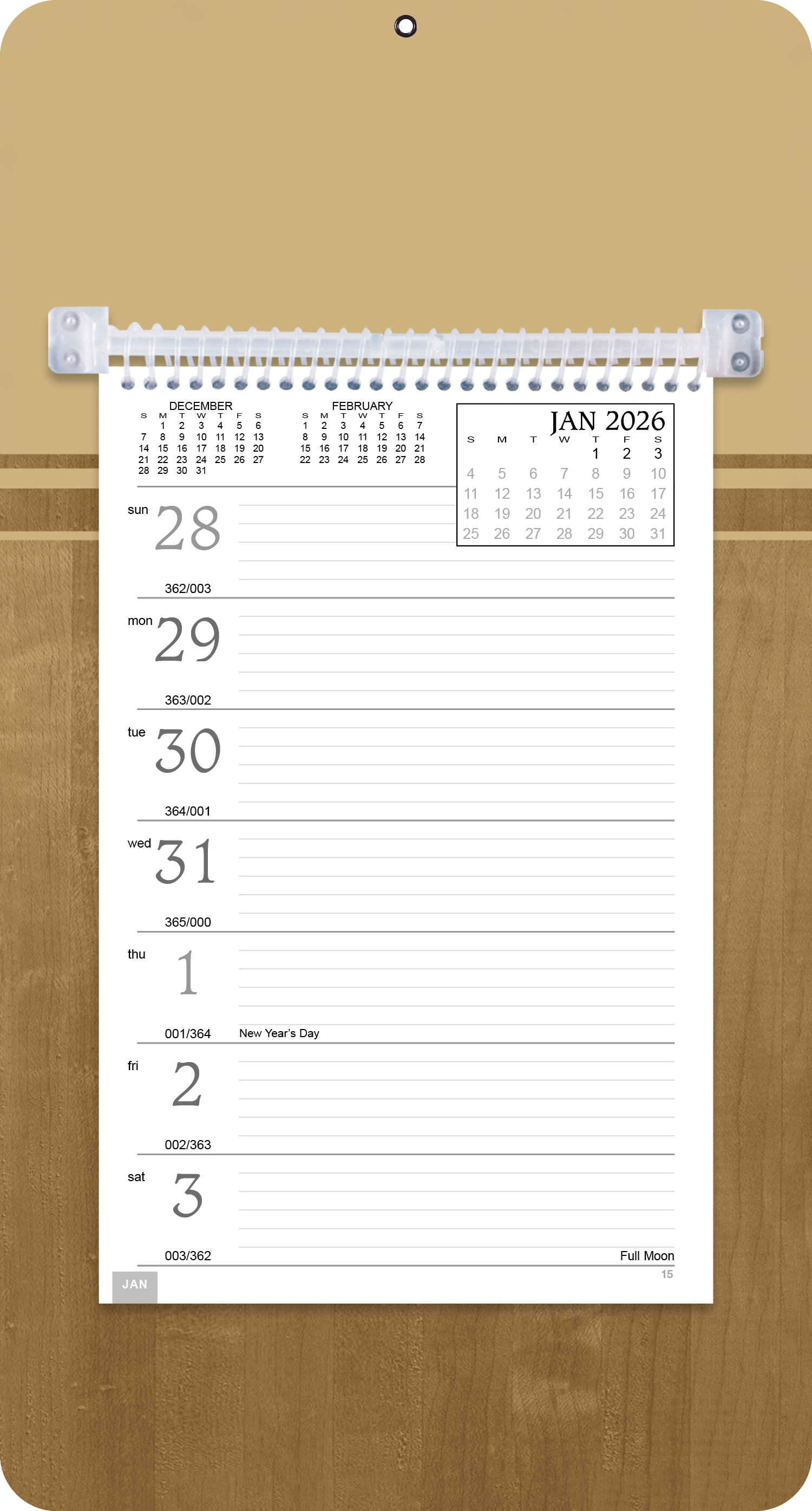 Triumph® Calendars Weekly Memo Calendar 13