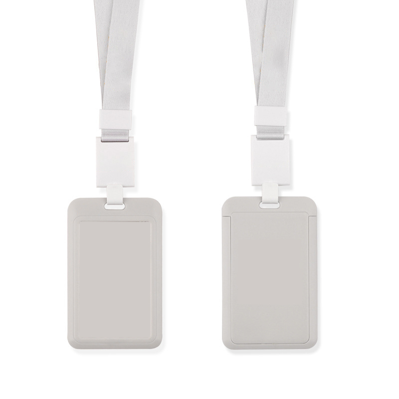 ID Card Badge Holder with Telescopic Lanyard 2