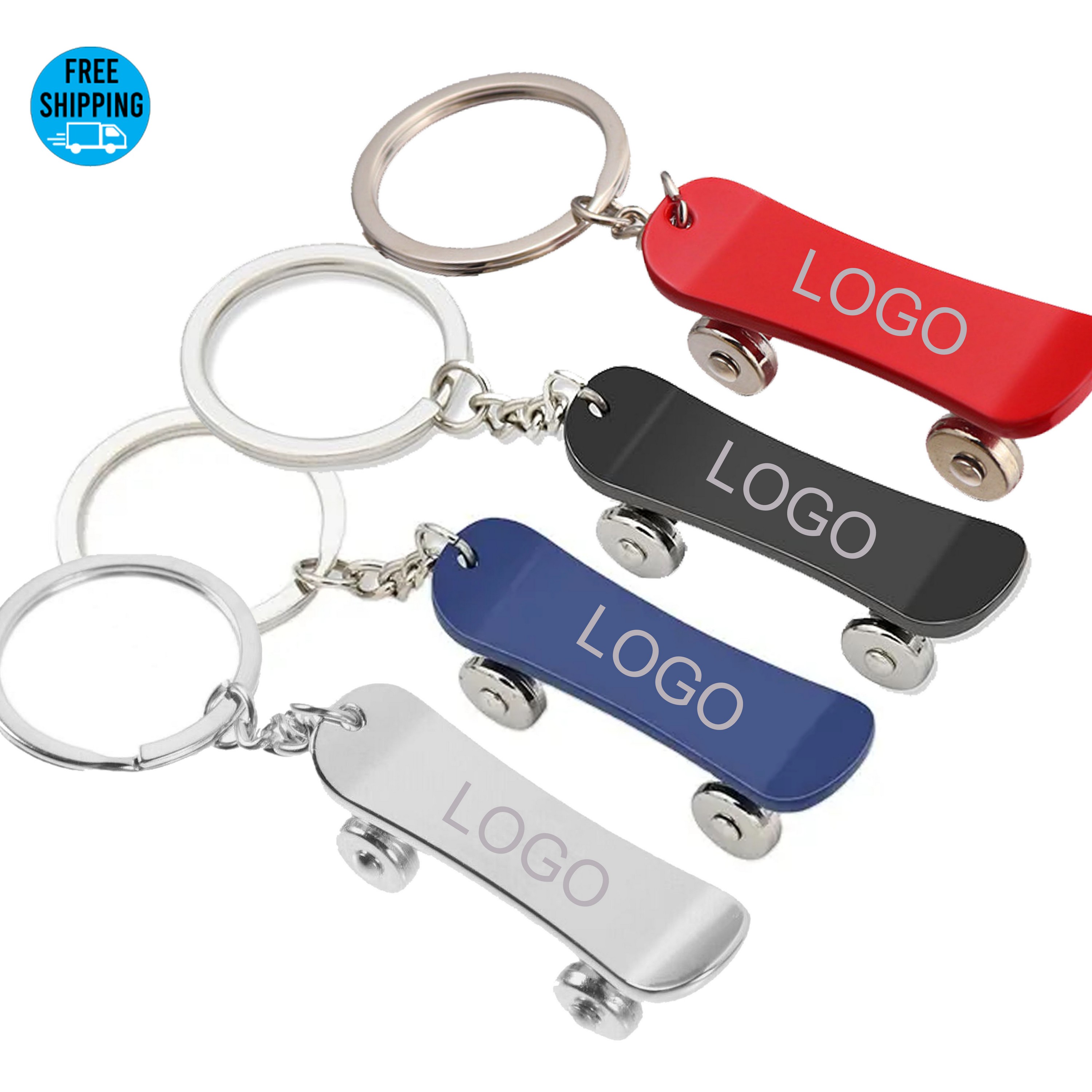 Mini-Skateboard Keychain 1