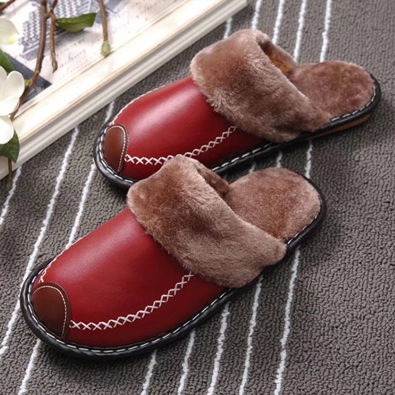 PU Warm Winter Slippers 9