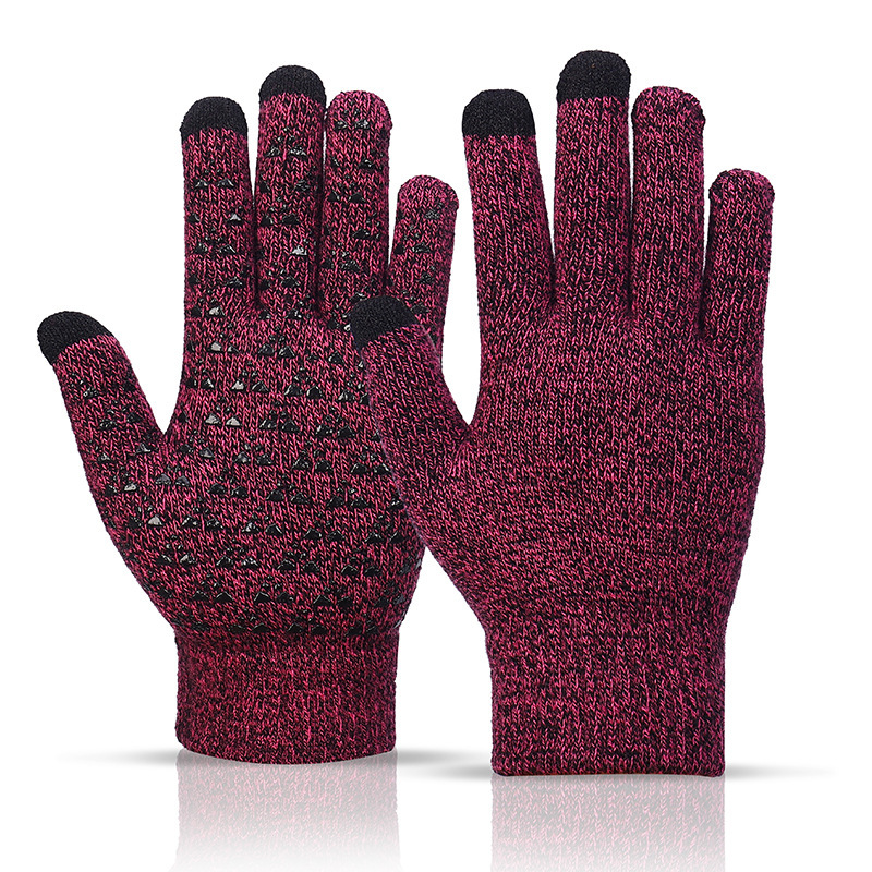 Non-Slip Gloves W/ 3 Finger Touch 5
