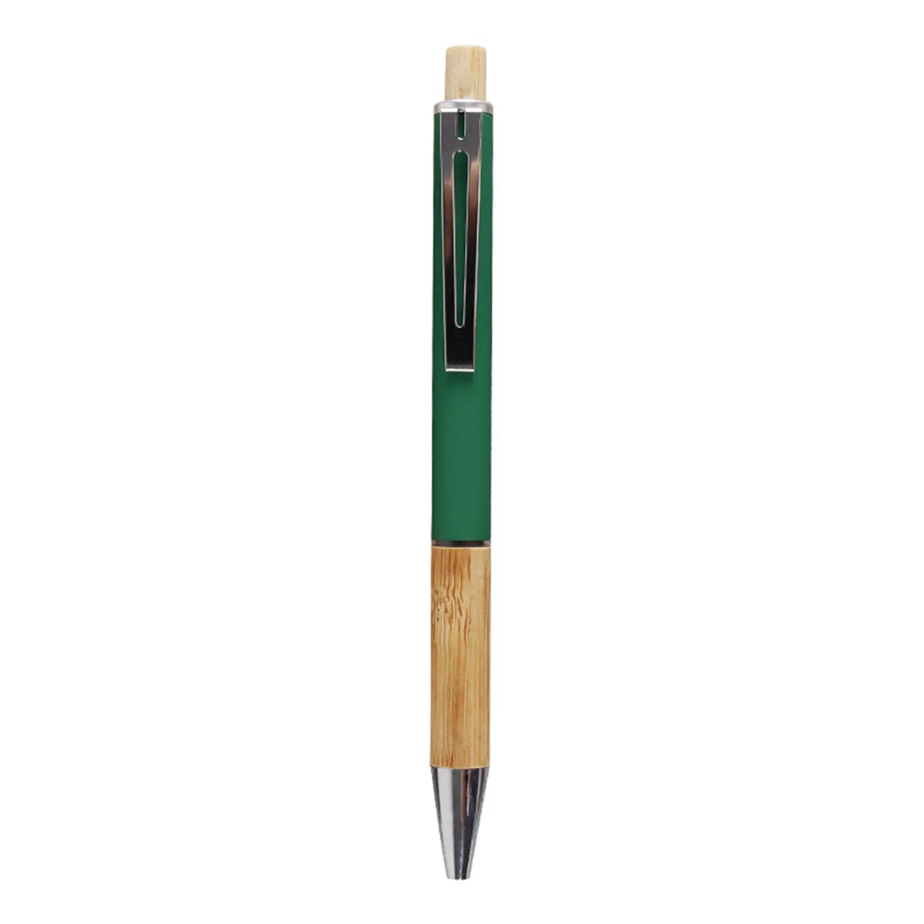 Metal Aluminum Rod Bamboo Ballpoint Pen 6