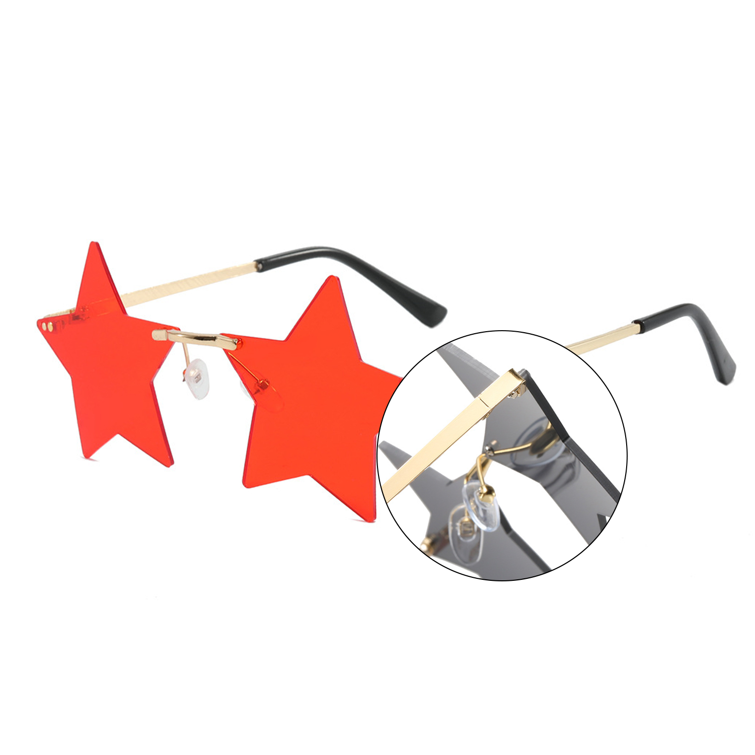New Christmas Pumpkin Pentagram Funny Trendy Sunglasses 3