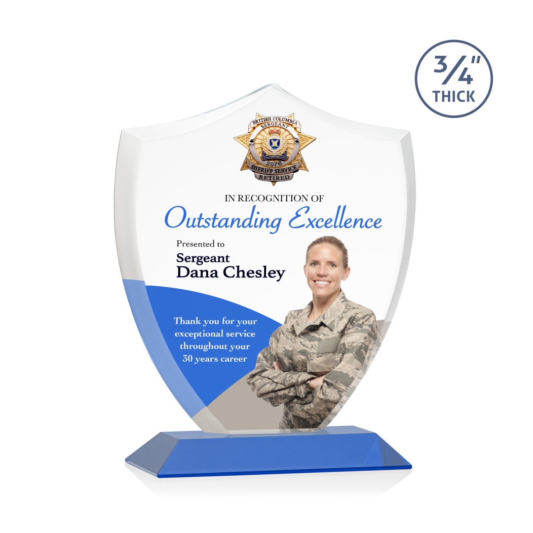 Scudo Shield VividPrint™ Award - Blue 3